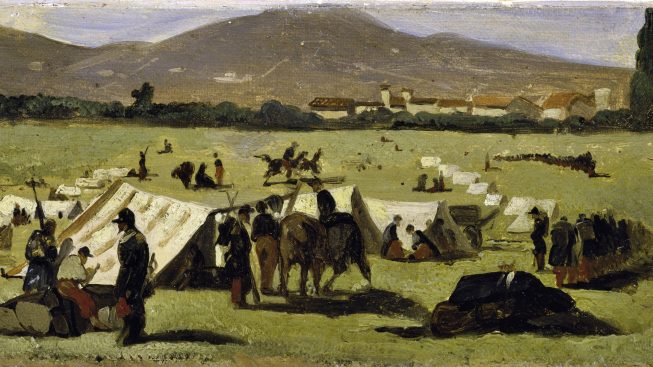 Fattori-Giovanni-Soldati-francesi-alle-Cascine-1859-circa