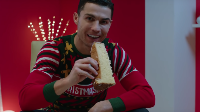 Cristiano Ronaldo video Natale Juventus