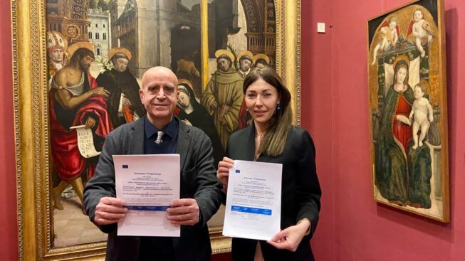 1_Il Direttore Eodardo Di Mauro e Oksana Filonenko