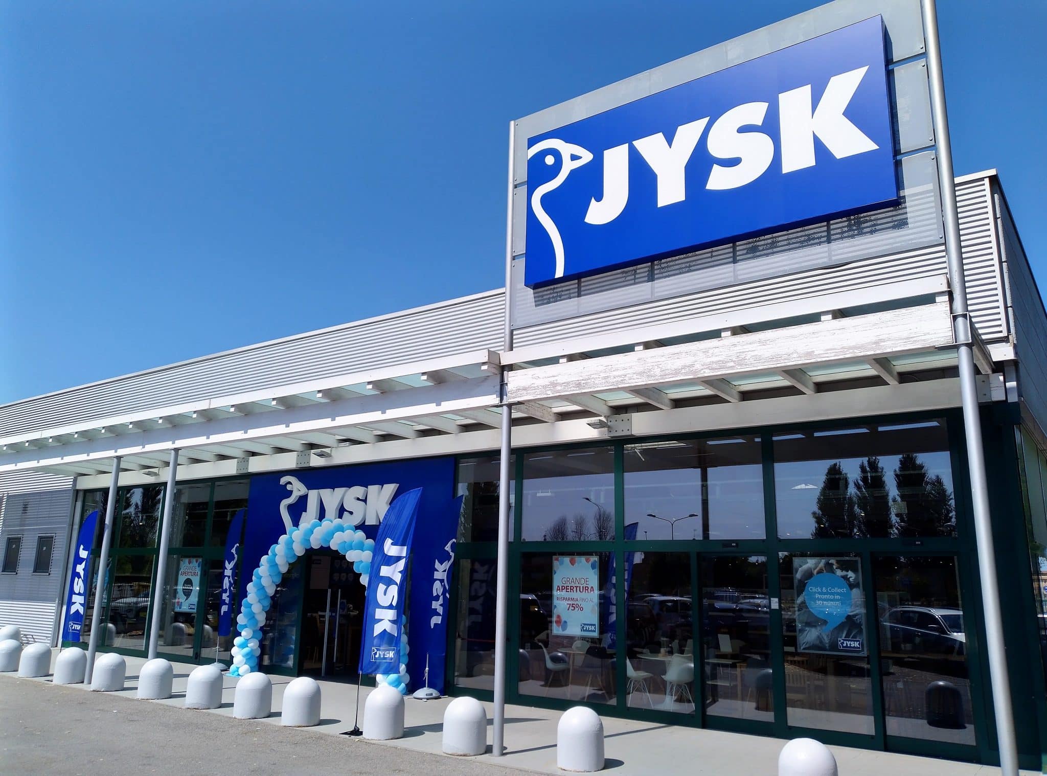 Jysk, catena danese dell'arredamento apre il 13 aprile al centro