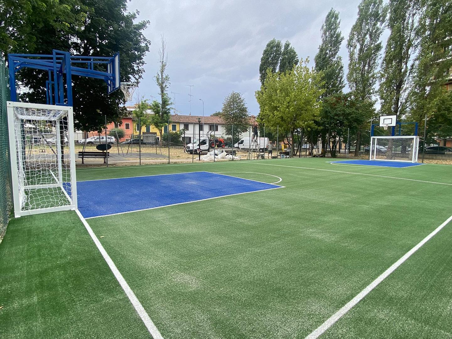 Campetto di calcio a Tortona