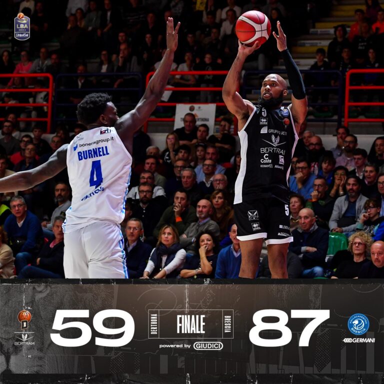Basket, Derthona perde nettamente in casa con Brescia
