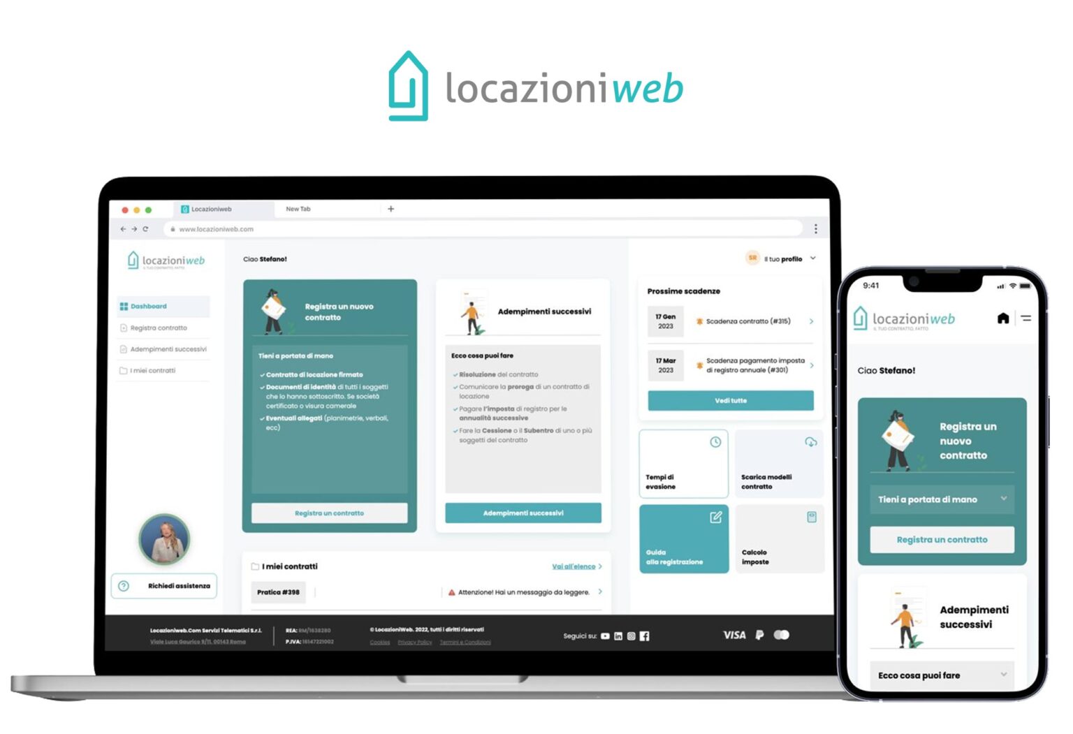 registrare contratti di locazione online