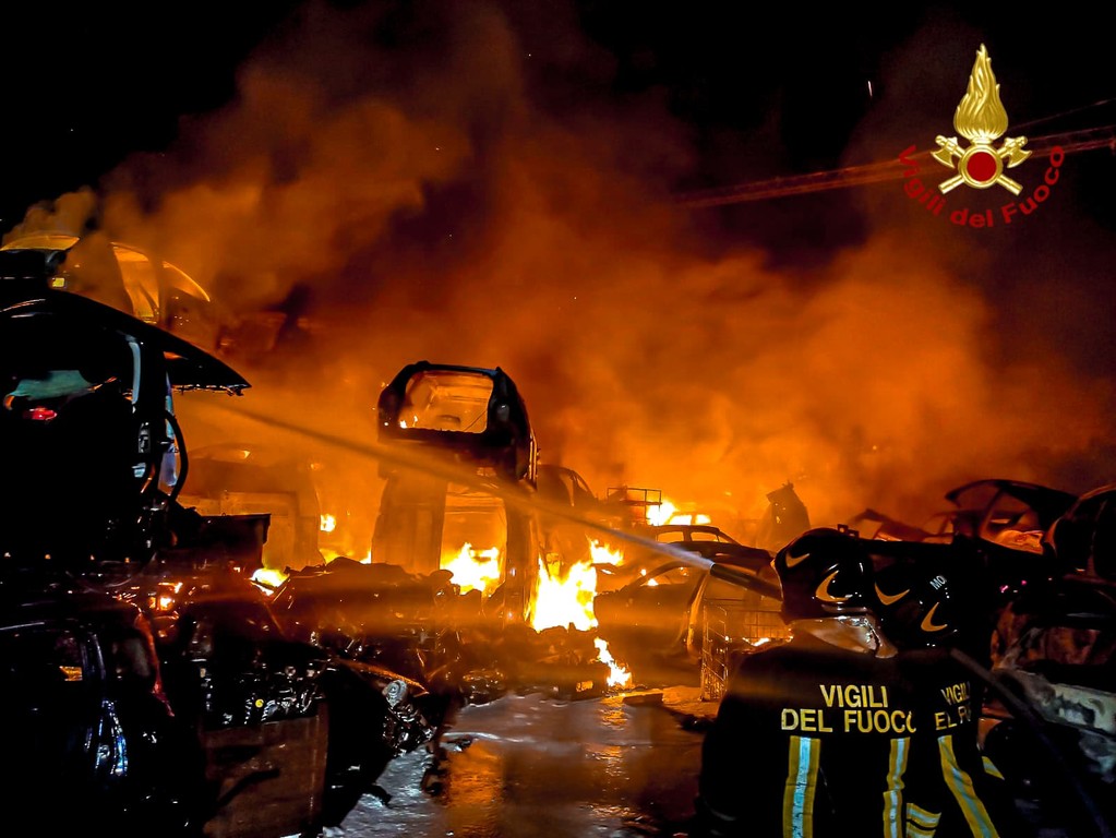 Incendio Carmagnola