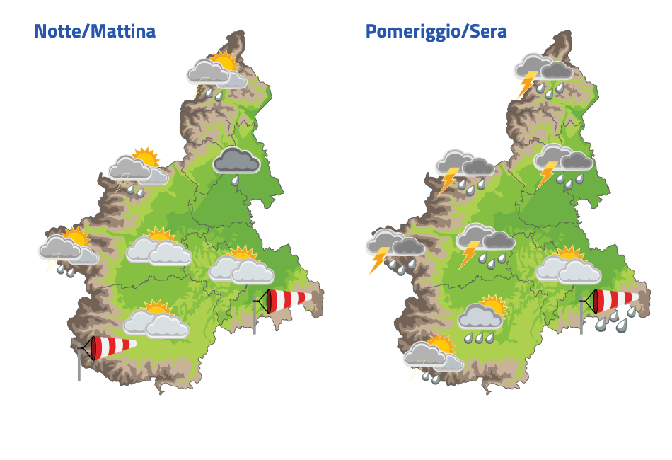 temporali Piemonte 2 giugno