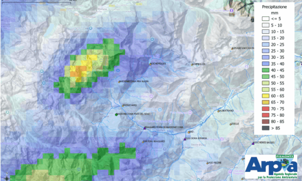 https://www.quotidianopiemontese.it/wp-content/uploads/2025/07/Stima-precipitazione-30-giugno-2025-Arpa-Piemonte-590x354.png
