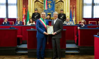 Claudio Baglioni a palazzo civico