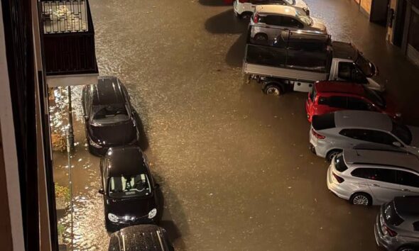 Mezzo metro d’acqua ad Asti dopo i temporali di ieri, allagamenti anche nel Torinese – FOTO e VIDEO