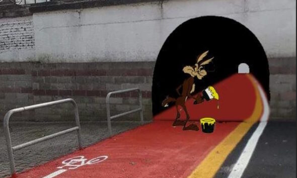 Dopo 6 anni la pista ciclabile di Willy Coyote a Moncalieri finisce ancora contro un muro