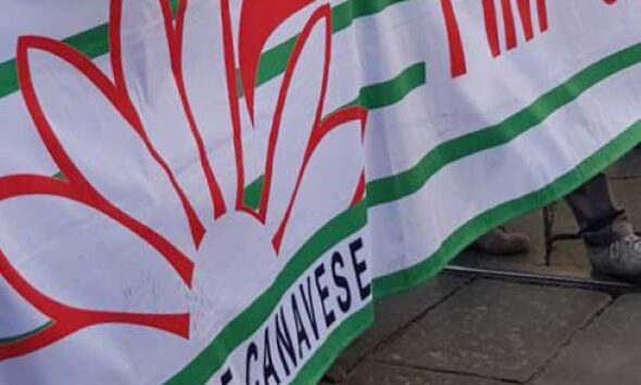 https://www.quotidianopiemontese.it/wp-content/uploads/2026/09/striscione-fim-cisl-torino-canavese-590x354.jpg